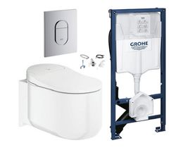 Bồn Cầu Điện Tử Grohe 39354SH1 Treo Tường Sensia Arena