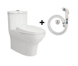 Bồn Cầu Viglacera V37S Nắp V68 + Vòi Xịt VG826