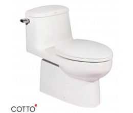 Bồn Cầu COTTO C1141 Một Khối Priz Xả Gạt
