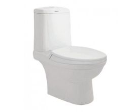 Bồn Cầu Viglacera VI107 Hai Khối Nắp V68 Xả Nhấn