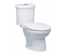 Bồn Cầu CAESAR CTS1338 Thùng T1138 1 Nhấn Nắp Êm