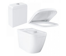 Bồn Cầu Grohe 3933800H + 39330000 + 39332000 Euro Ceramic 2 Khối