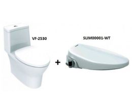 Bồn Cầu American Standard VF-2530S Dòng Flexio Nắp Rửa Cơ