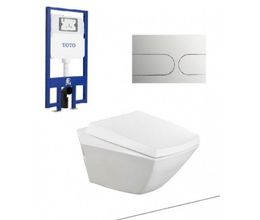 Bồn Cầu TOTO CW682/TC375CVK/WH172A/MB175M#SS Treo Tường