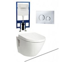 Bồn Cầu TOTO CW762/WH172A/MB174P#SS Treo Tường