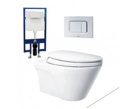 Bồn Cầu TOTO CW822RA/WH171A/MB170P#SS Treo Tường